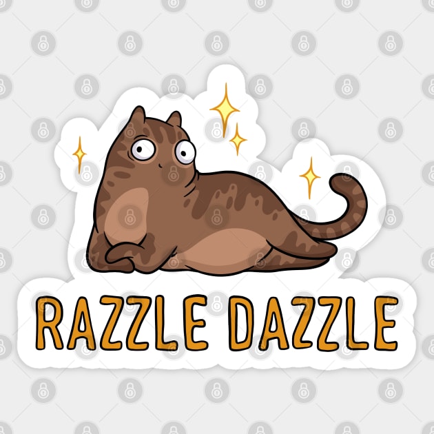 Razzle Dazzle Sticker by comicada